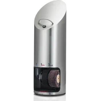 Přípravek pro údržbu obuvi Čistič obuvi Ellipse Plus - 2 kartáče, nerez broušená