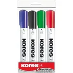 Popisovač Kores K-marker Whiteboard - sada 4 ks