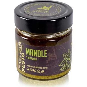 Hradecké delikatesy Pesto 170 g, mandle s bazalkou