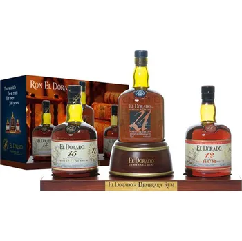 Rum El Dorado Display 12 y.o., 15 y.o., 21 y.o. 3 x 0,7 l