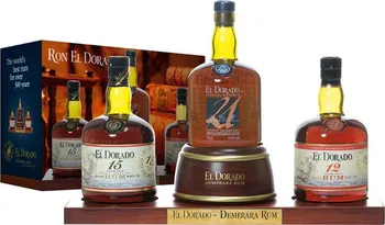 Rum El Dorado Display 12 y.o., 15 y.o., 21 y.o. 3 x 0,7 l
