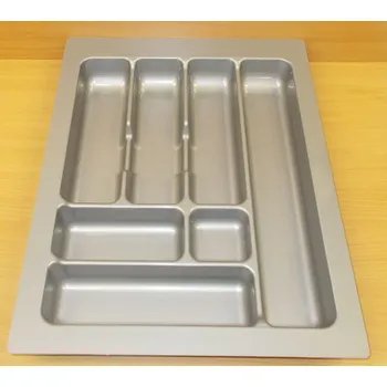 Příborník do zásuvky příborník 45 rovný , š.metalíza, rozměr 385x490mm