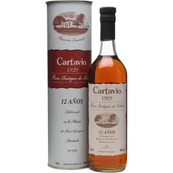 Rum Cartavio 12 y.o. Antiquo De Solera 40% 0,7 l
