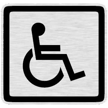 Informační tabulka Pelisport Piktogram Invalida 8 x 8 cm