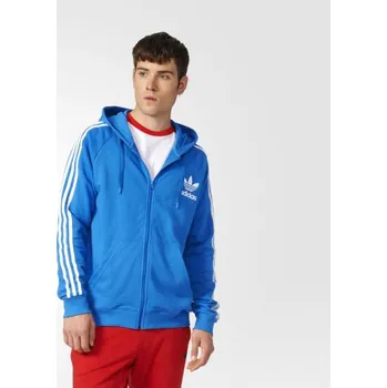 Pánská mikina adidas CLFN FT FZ modrá