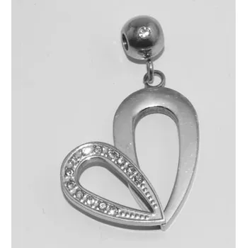 Přívěsek RiverSperky. Přívěsek z chirurgické oceli Srdíčko Klára OCPRIV220180