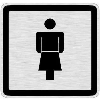Informační tabulka Pelisport Piktogram Dámy 8 x 8 cm
