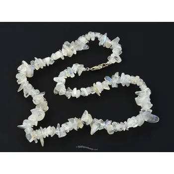 Náhrdelník Měsíční kámen náhrdelník sekané tvary 45cm