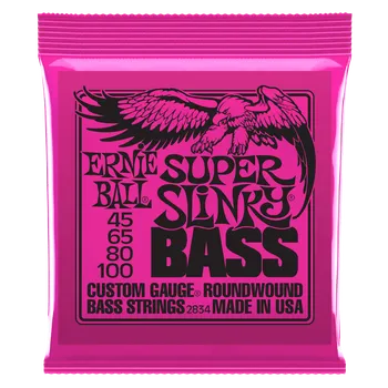 Struna pro kytaru a smyčcový nástroj Ernie Ball 2834 Super Slinky Bass Nickel Wound