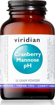 Přírodní produkt Viridian Cranberry Mannose pH 50 g