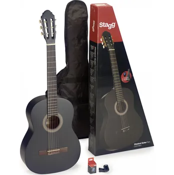 Klasická kytara Stagg C440 M BLK PACK, kytarová sada
