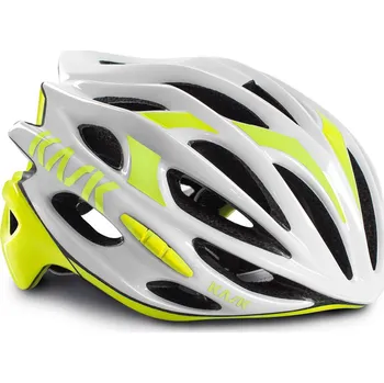 Cyklistická přilba Přilba Kask Mojito white/yellow fluo 2016