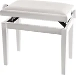 Gewa piano stolička Deluxe bílý lesk