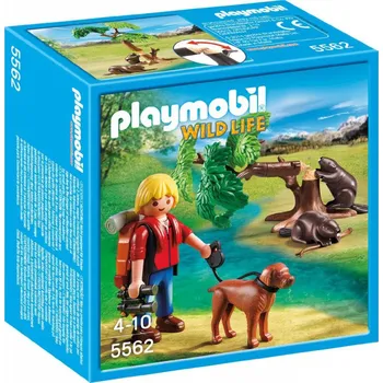 Stavebnice Playmobil Playmobil 5562 Přírodovědec s bobry