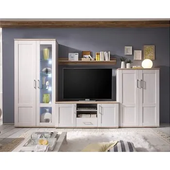 Obývací stěna Tempo Kondela Provensal bílá/dub san remo