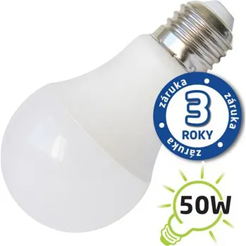 Žárovka LED žárovka E27, 240V, 7W, 560lm, teplá bílá