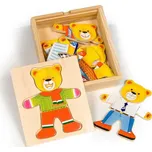 Bigjigs Toys Oblékací puzzle Pan Medvěd