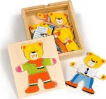 Bigjigs Toys Oblékací puzzle Pan Medvěd