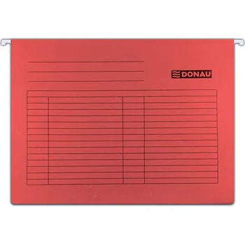 Závěsné zakládací desky DONAU červené