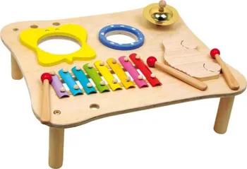 Hudební nástroj pro děti Legler Small foot Dřevěný hudební stolek Deluxe