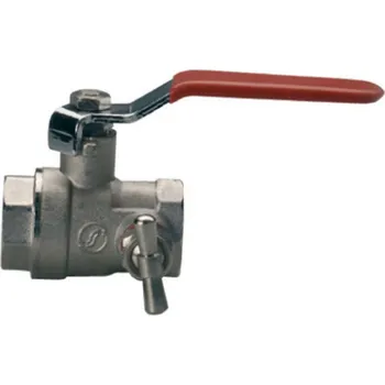 Vodovodní kohout Kulový kohout voda páka s odvodněním DN 40 - 6/4"