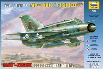 Plastikový model Zvezda MIG-21BIS Soviet Fighter 1:72