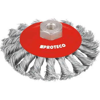 Brusný kartáč Kartáč miskový copánkový 100mmxM14x2 Fe0.5mm (Kartáč miskový copánkový 100mmxM14x2 Fe0.5mm)