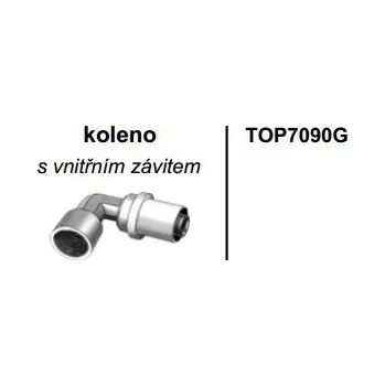 rozdělovač topení AL pex Koleno s vnitřním závitem 3/4"x26 TOP 7090G