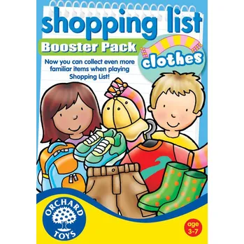 Desková hra ORCHARD TOYS NÁKUPNÍ SEZNAM - nástavba OBLEČENÍ