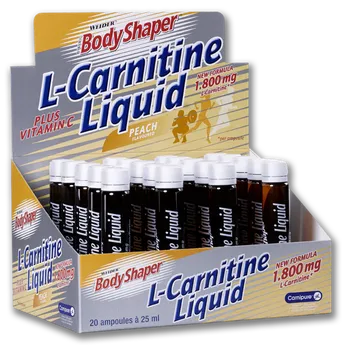 Spalovač tuku Weider L-carnitine Liquid 1800mg 20 x 25 ml