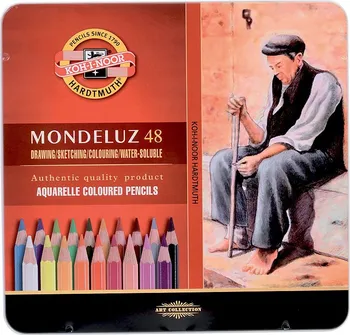 Pastelka KOH-I-NOOR Mondeluz akvarelové pastelky 48 ks