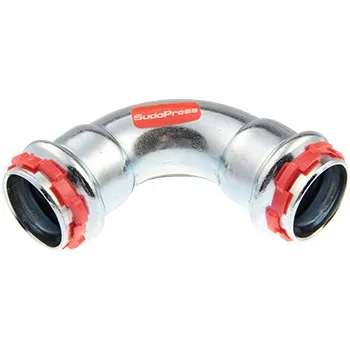 Fitinka Lisovací oblouk 28, 90° AxA uhlíková ocel Comap SudoPress