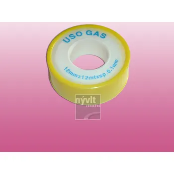 Teflonová těsnící páska 12 mm x 12 m x 0.1 mm - T1/2003