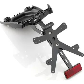 Držák SPZ Rizoma Nastavitelný držák RIZOMA s osvětlením SPZ a odrazkou pro motocykly DUCATI Monster Černá