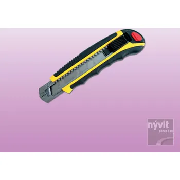 Pracovní nůž Nůž ulamovací s kovovou výstuhou PROFI - š. 25 mm - plast / kov - N/1730