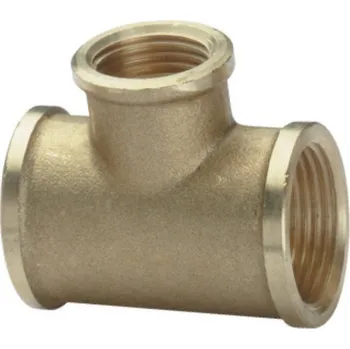Fitinka Mosaz T-kus redukovaný 3/4" x 1/2" x 3/4"