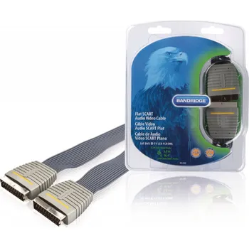 Kabel BANDRIDGE - Flat Scart Audio Video Kabel