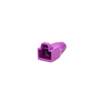Elektrická zásuvka ENCITECH Krytka vidlice RJ45 barva purpurová 6mm