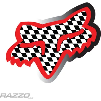samolepka Nálepka FOX Racing Victory Sticker 4" Red