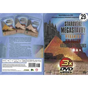 DVD film Starověké megastavby 3x DVD