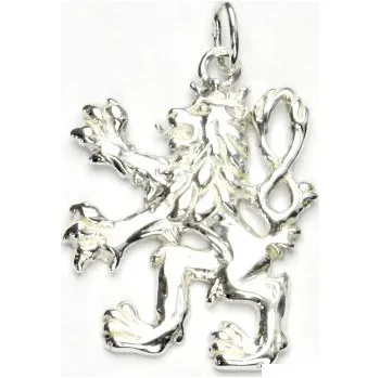 Přívěsek Čištín Český lev bílé zlato