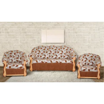 Sedací souprava Santi Dexter 3R+1+1 hnědá