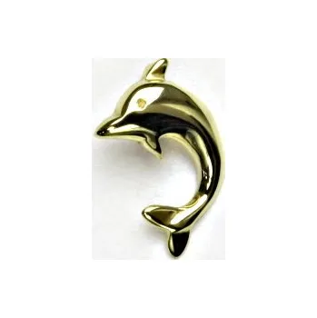 Přívěsek Zlatý přívěsek, delfín, přívěšek ze zlata, žluté zlato, medvěd, P 705