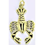 Zlatý přívěsek, znamení zvěrokruhu rak, žluté zlato,14 kt, P 941
