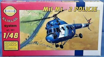 Plastikový model Směr Vrtulník Mi 2 - Policie 1:48