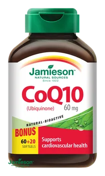 Recenze Jamieson Koenzym Q10 60 mg 60 + 20 kapslí 
