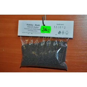 Modelová železnice Štěrk černý, uhlí TT - Mobe 533012 (Mobe 533012)