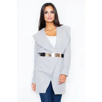 Dámský kabát Figl M407 šedý