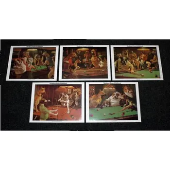 TOOLBILLIARD Psi- sada plakátů 5034