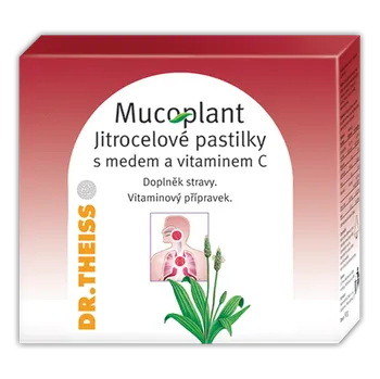 Přírodní produkt Dr. Theiss Mucoplant jitrocelové pastilky 50 g